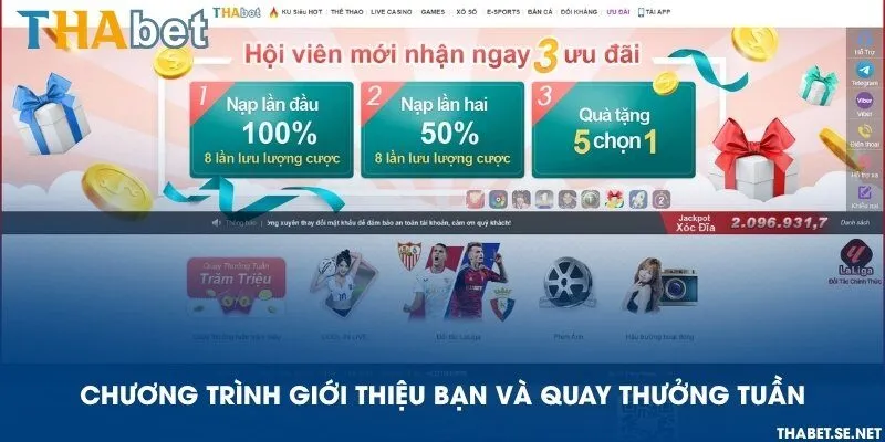 Chương trình giới thiệu bạn và quay thưởng tuần