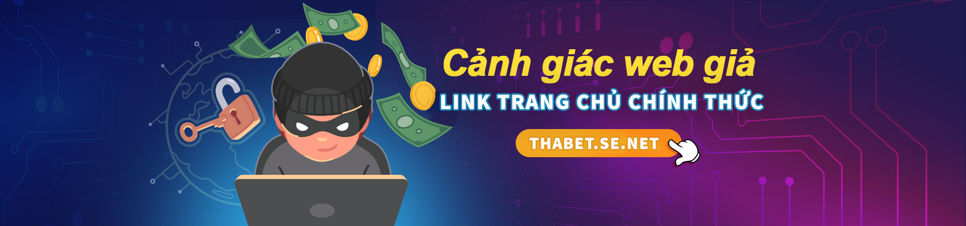 Truy cập ngay link trang chủ THABET chính thức tại Việt Nam